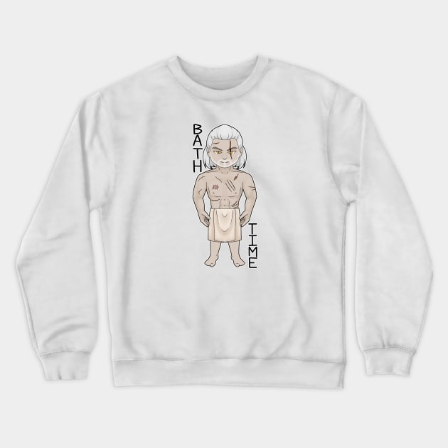 Bath Time with Geralt Crewneck Sweatshirt by mommymlya